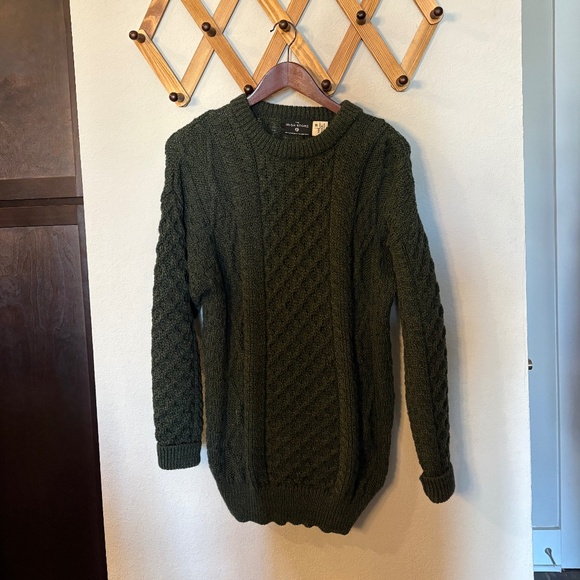 Irish Store Fisherman Lightweight Crew Neck Heritage Sweater - Picture 2 of 3